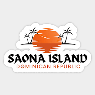 Saona Island - Dominican Republic Sticker